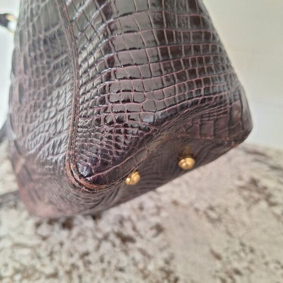 Brahmin Brown Leather crossbody bag - Picture 5 of 11